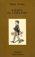 Portada de Wilson, el Chiflado, de Mark Twain