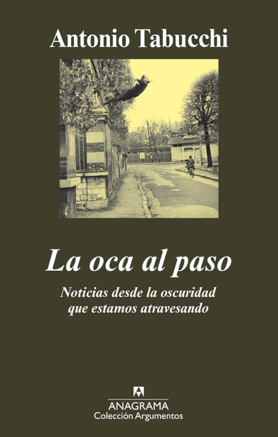 Portada de La oca al paso, de Antonio Tabucchi