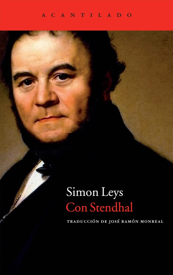 Coberta de Con Stendhal, de Simon Leys