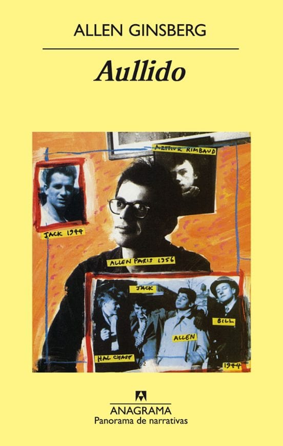 Portada de Aullido, de Allen Ginsberg