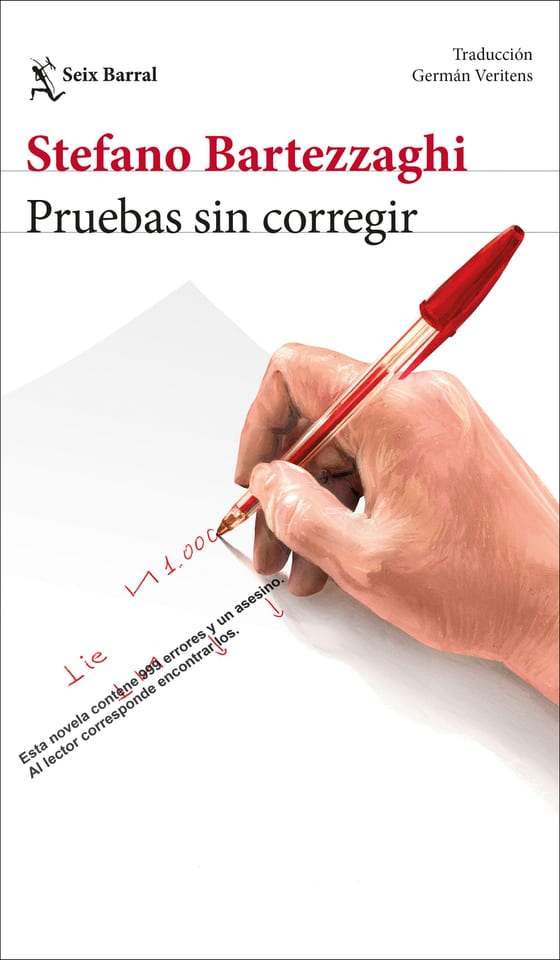 Portada de Pruebas sin corregir, de Stefano Bartezzaghi