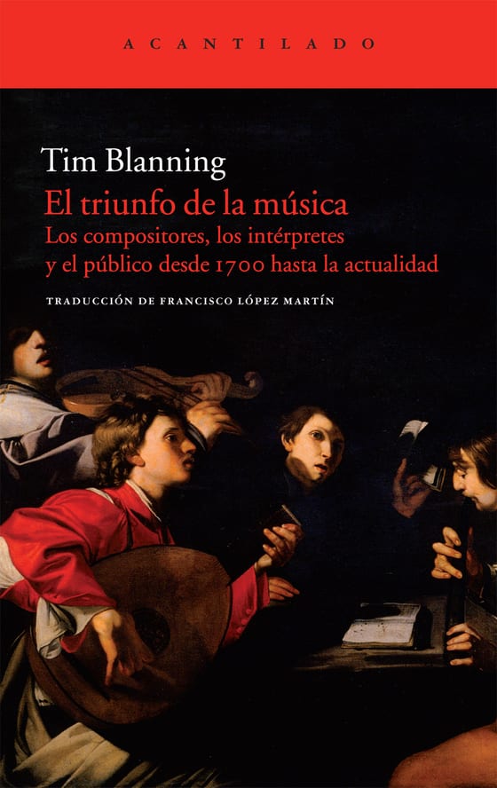 Coberta de El triunfo de la música, de Tim Blanning