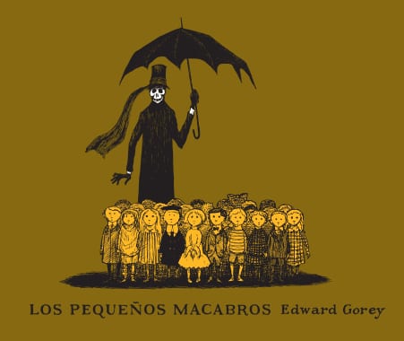 Coberta de Los pequeños macabros, de Edward Gorey