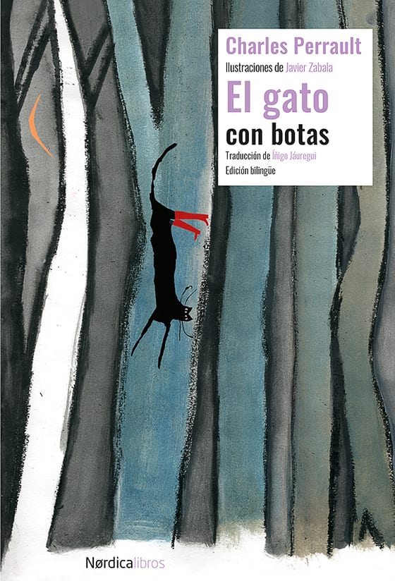 Coberta de El gato con botas, de Charles Perrault