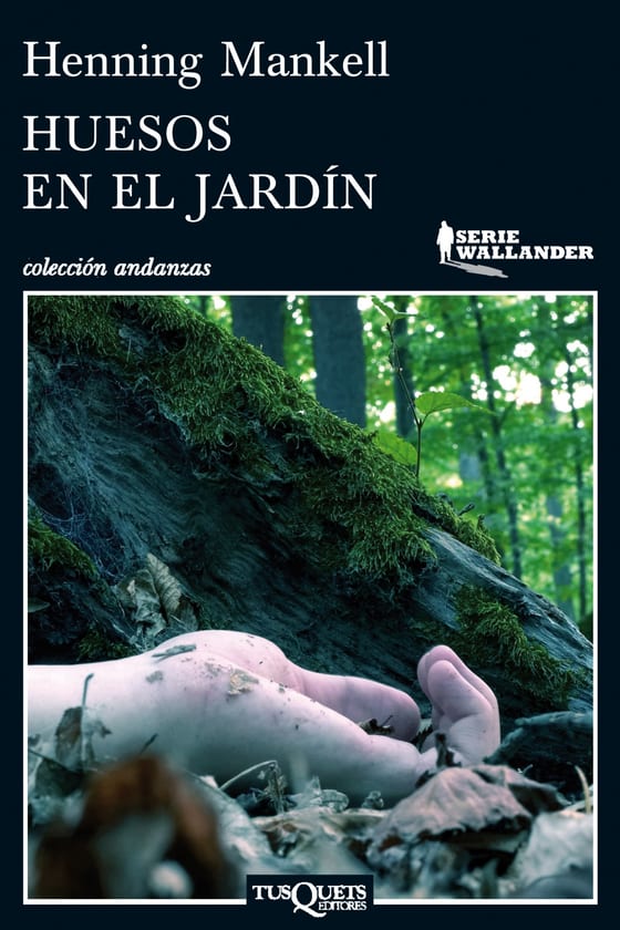 Portada de Huesos en el jardín, de Henning Mankell