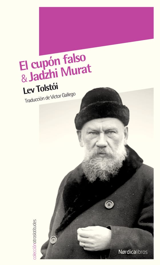 Coberta de El cupón falso / Jadzhi Murat, de Lev Tolstói