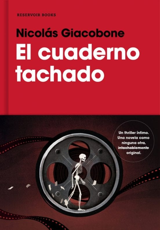 Portada de El cuaderno tachado, de Nicolás Giacobone