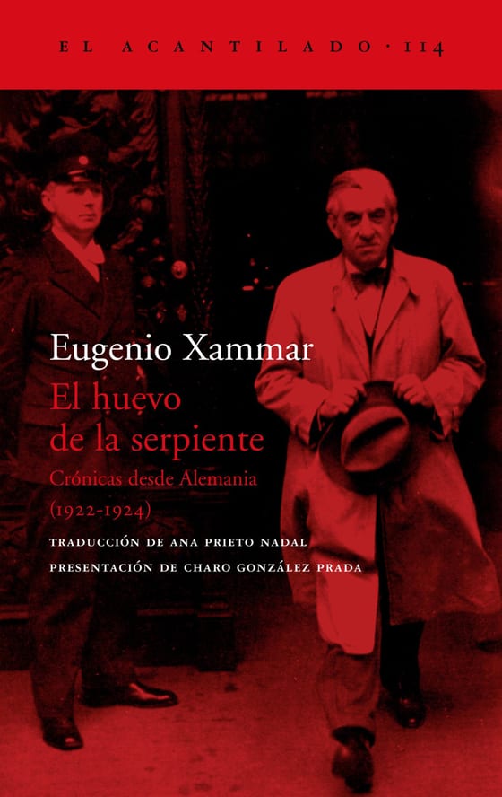 Coberta de El huevo de la serpiente, de Eugenio Xammar