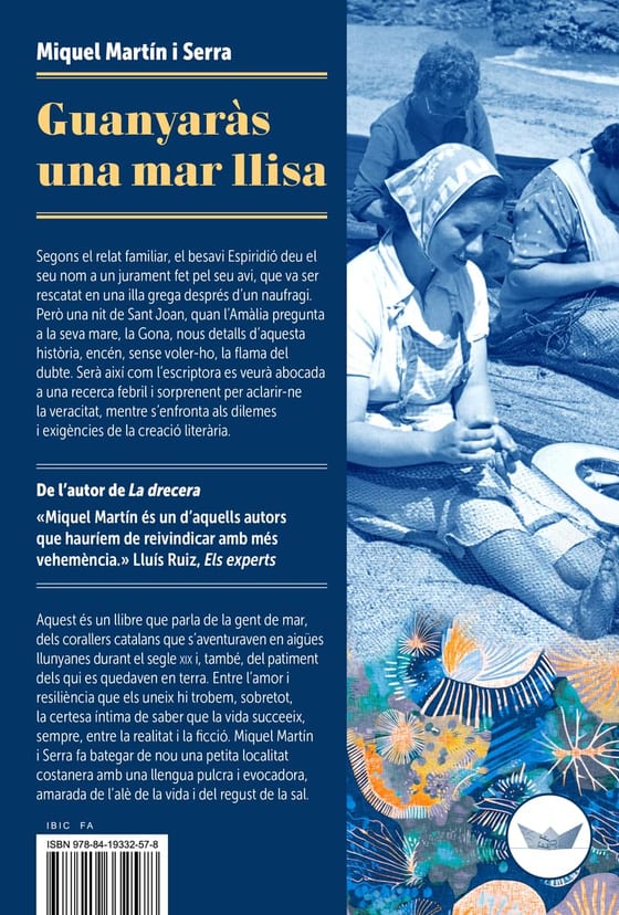 Portada de Guanyaràs una mar llisa, de Miquel Martín i Serra