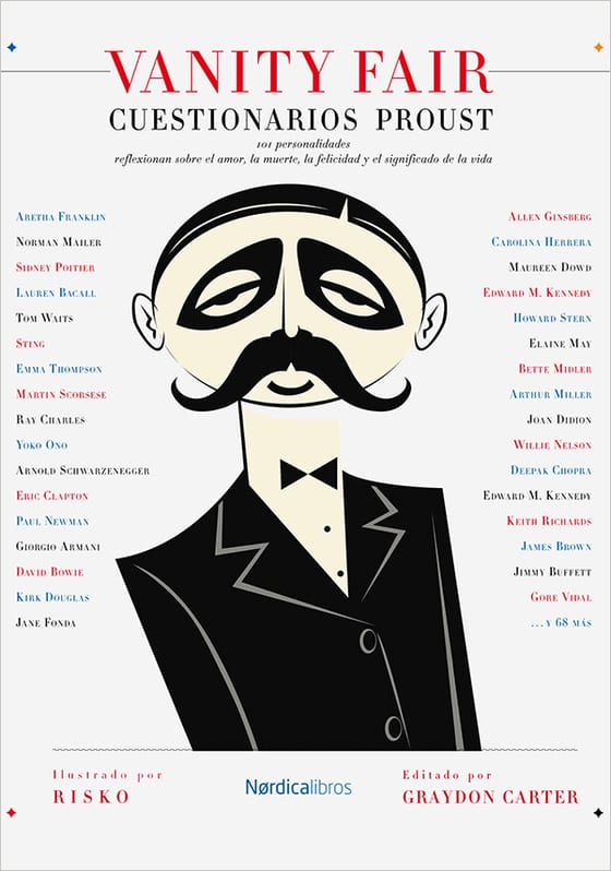 Coberta de Vanity Fair. Los cuestionarios Proust, de Graydon Carter