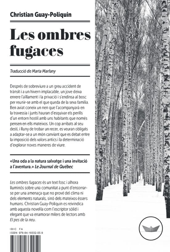 Coberta de Les ombres fugaces, de Christian Guay-Poliquin