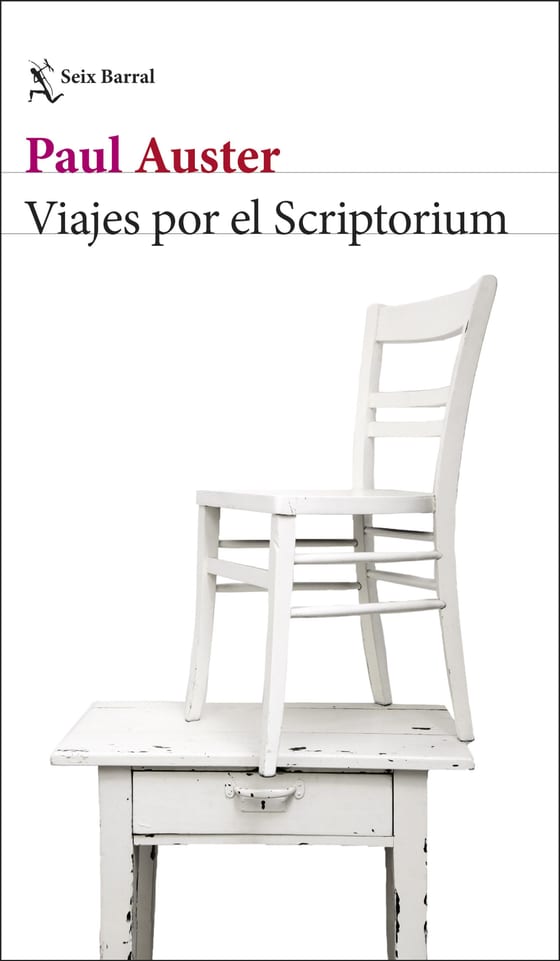 Portada de Viajes por el Scriptorium, de Paul Auster