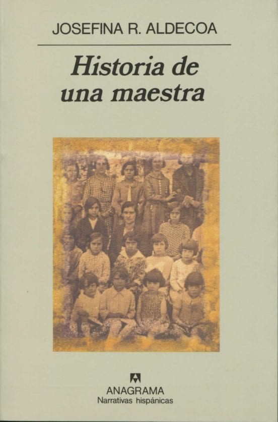 Portada de Historia de una maestra, de Josefina R. Aldecoa