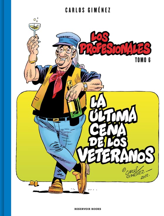 Coberta de La última cena de los veteranos, de Carlos Giménez