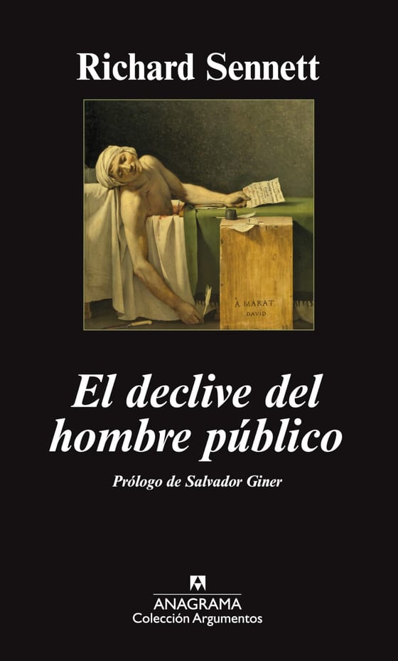 Portada de El declive del hombre público, de Richard Sennett