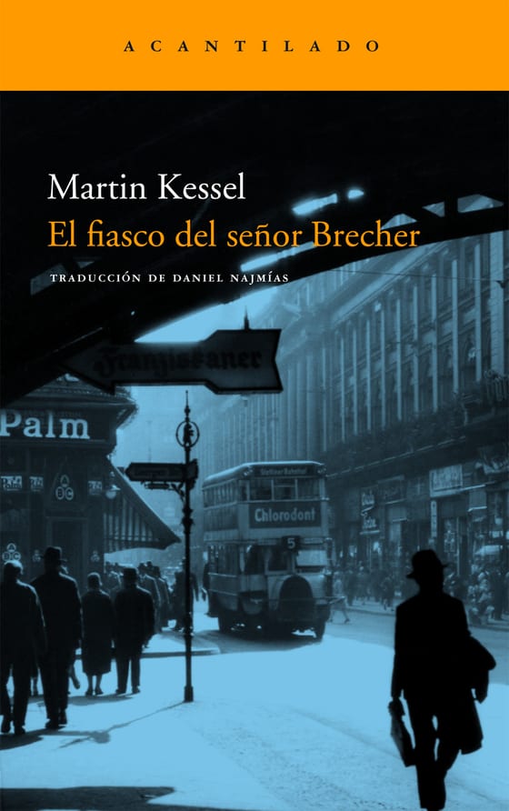 Coberta de El fiasco del señor Brecher, de Martin Kessel