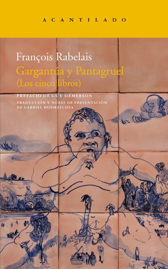 Coberta de Gargantúa y Pantagruel, de François Rabelais