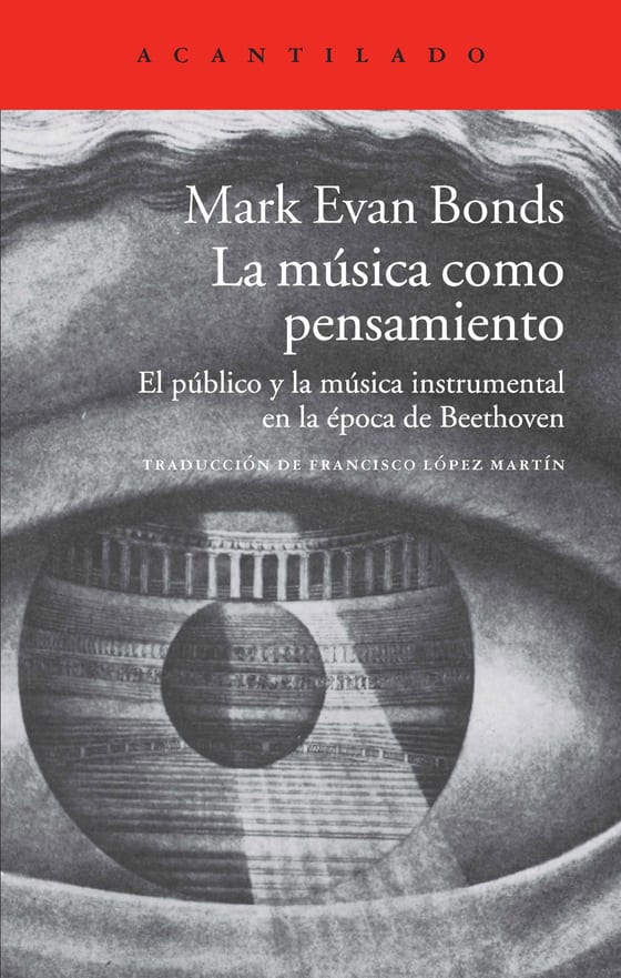 Portada de La música como pensamiento, de Mark Evan Bonds