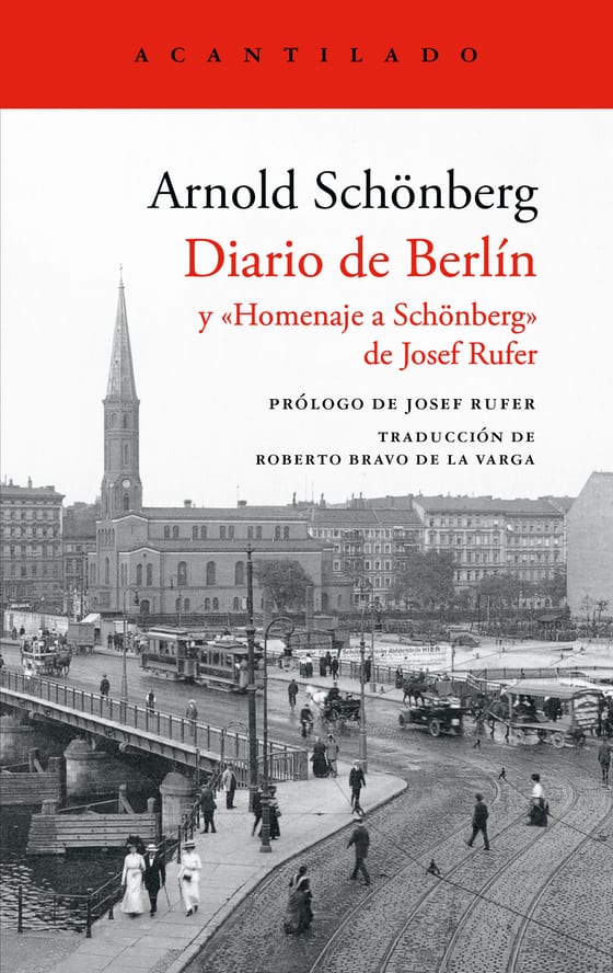 Coberta de Diario de Berlín, de Arnold Schönberg