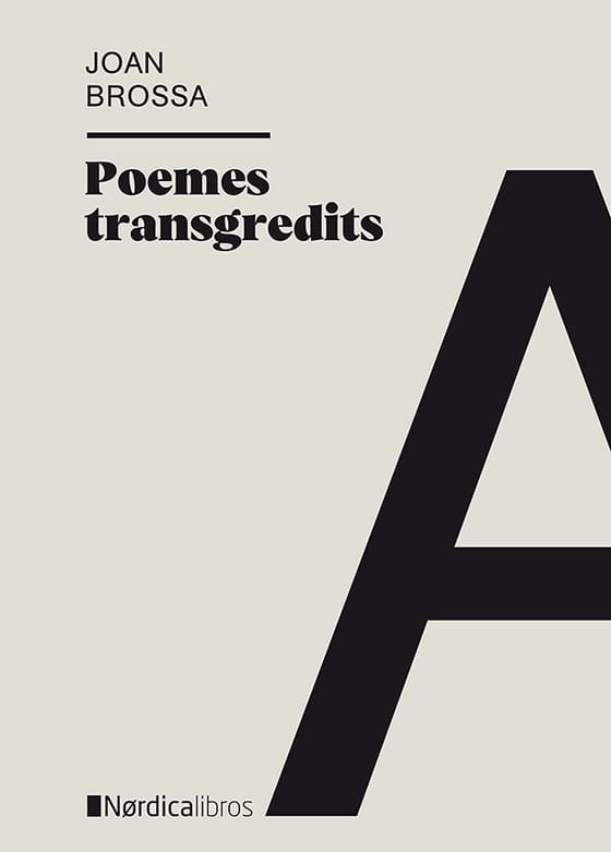 Coberta de Poemes transgredits, de Joan Brossa