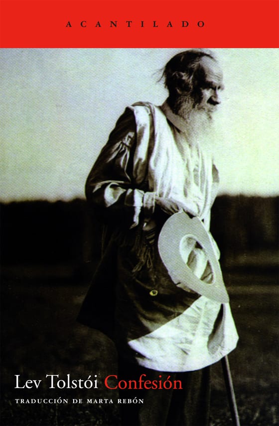 Coberta de Confesión, de Lev Tolstói