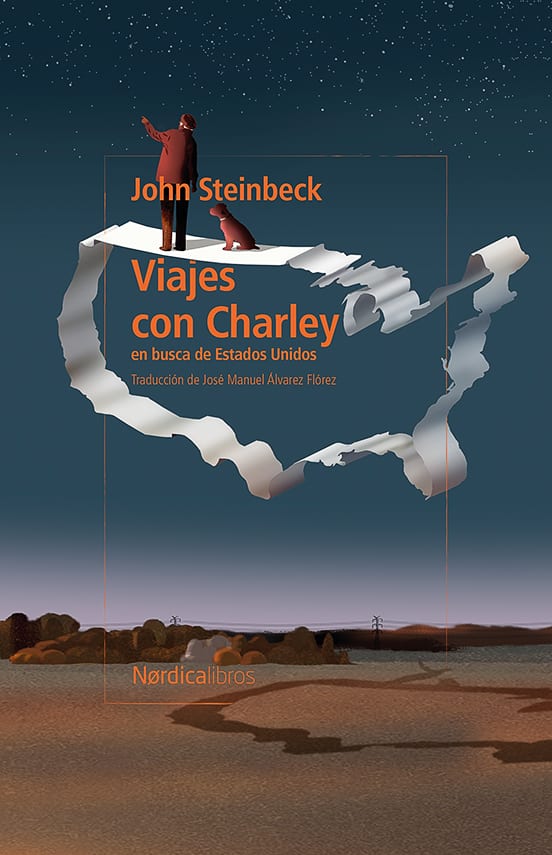Coberta de Viajes con Charley, de John Steinbeck