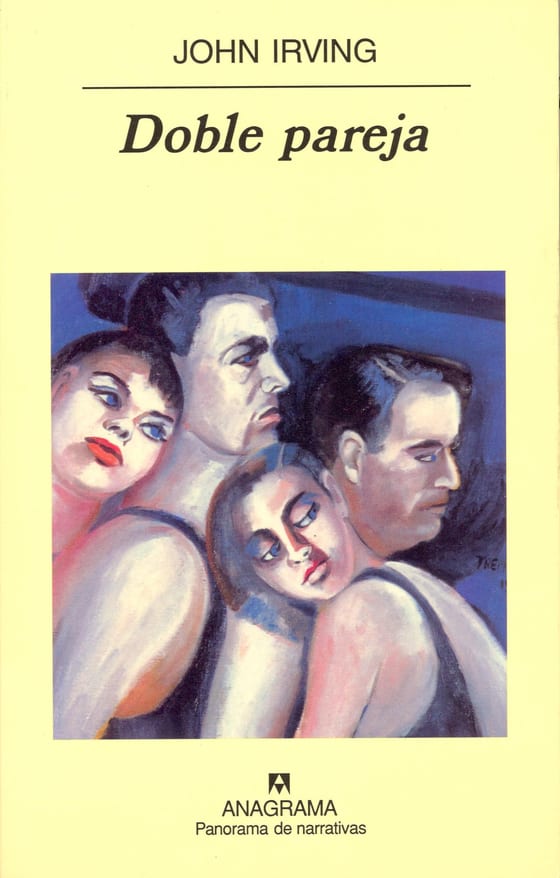 Coberta de Doble pareja, de John Irving