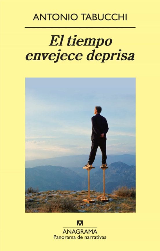 Portada de El tiempo envejece deprisa, de Antonio Tabucchi
