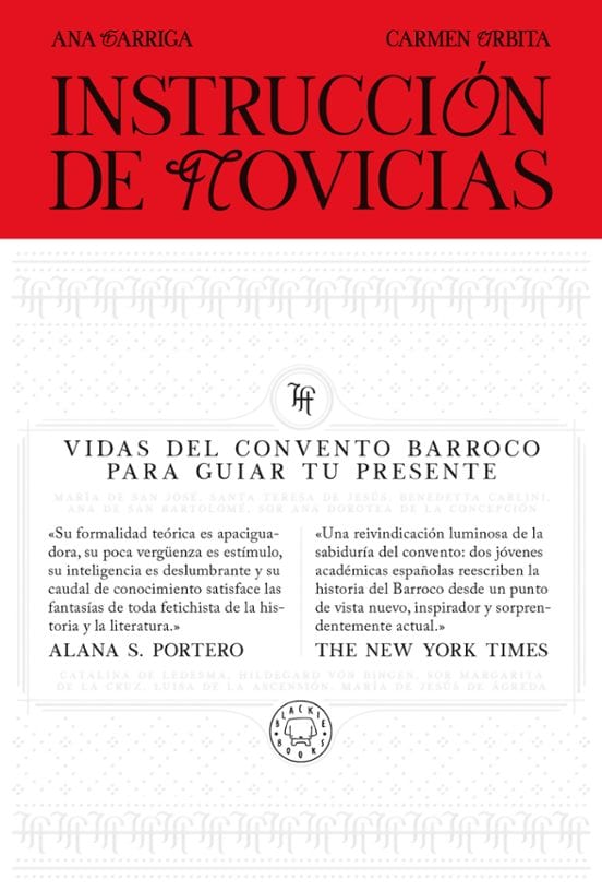 Portada de Instrucción de novicias, de Ana Garriga y Carmen Urbita