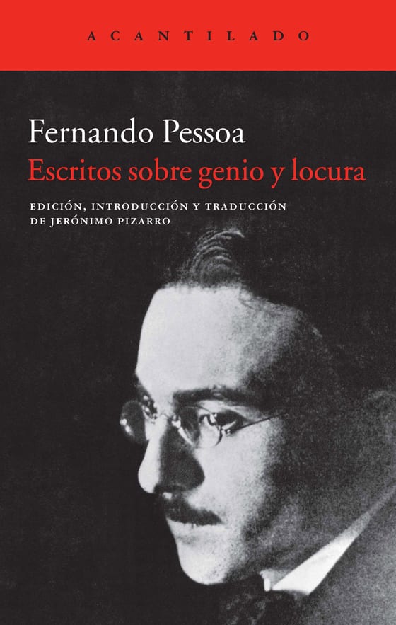 Coberta de Escritos sobre genio y locura, de Fernando Pessoa