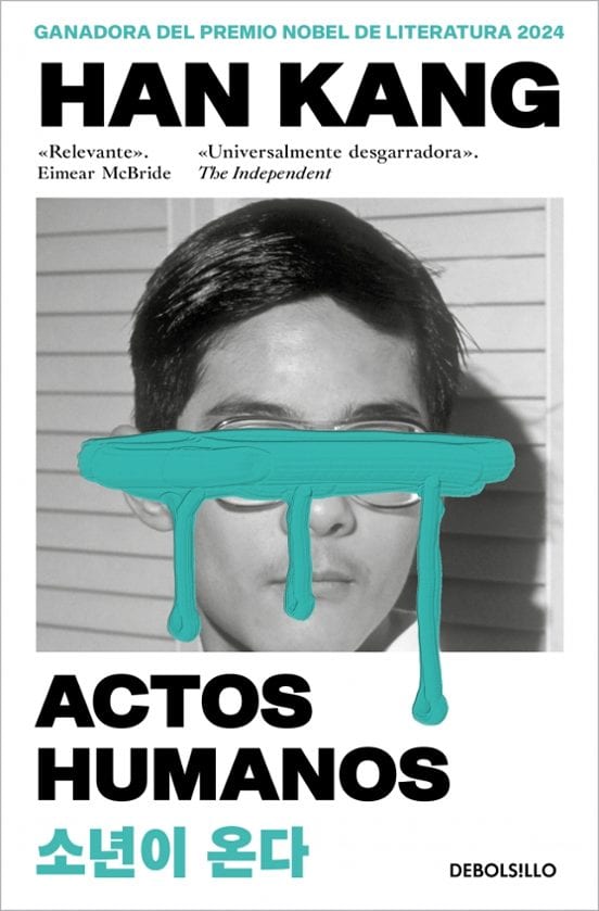 Portada de Actos humanos, de Han Kang