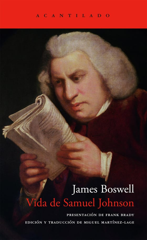 Coberta de Vida de Samuel Johnson, de James Boswell