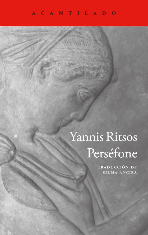 Coberta de Perséfone, de Yannis Ritsos