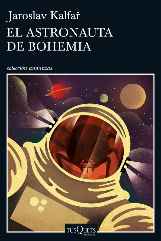 Portada de El astronauta de Bohemia, de Jaroslav Kalfar