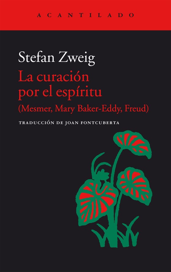 Portada de La curación por el espíritu, de Stefan Zweig