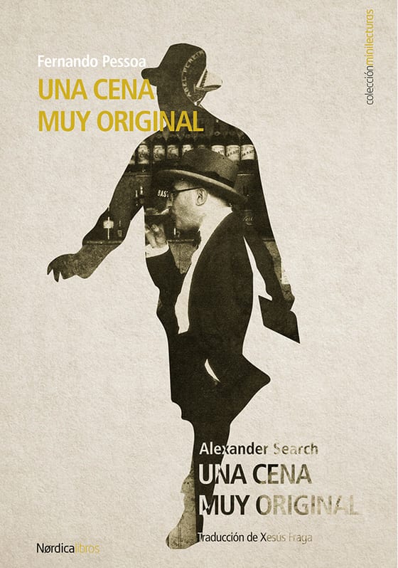 Coberta de Una cena muy original, de Fernando Pessoa