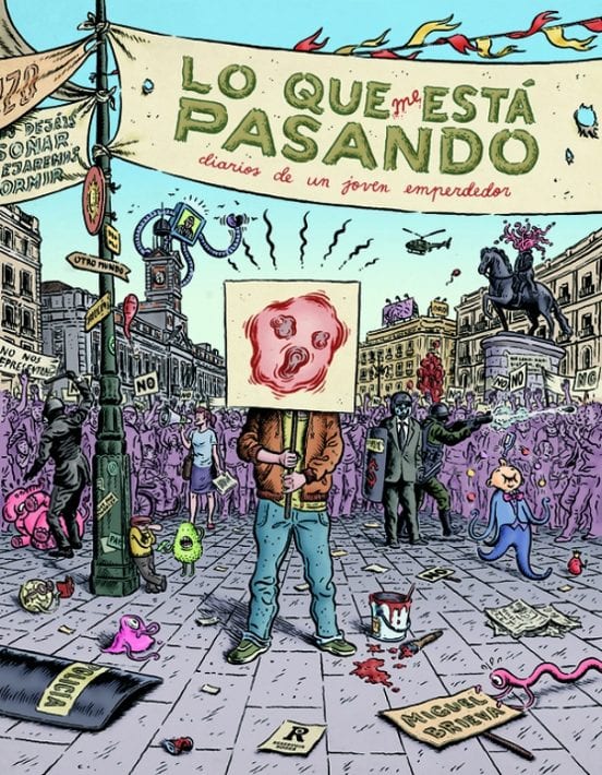 Portada de Lo que me está pasando, de Miguel Brieva