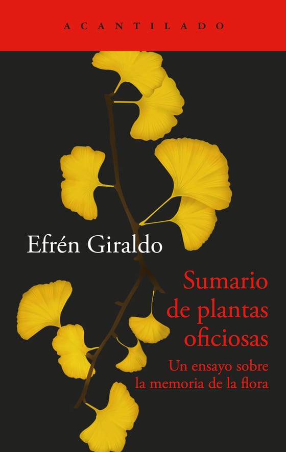 Coberta de Sumario de plantas oficiosas, de Efrén Giraldo