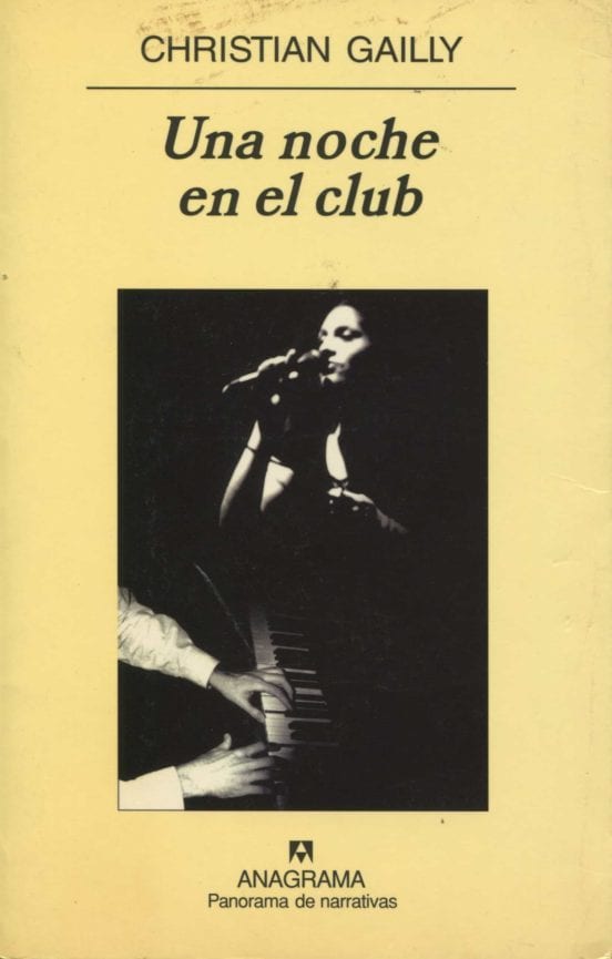 Portada de Una noche en el club, de Christian Gailly