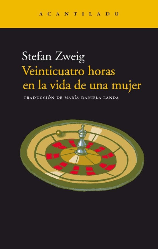 Coberta de Veinticuatro horas en la vida de una mujer, de Stefan Zweig