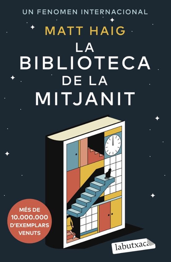 Coberta de La biblioteca de la mitjanit, de Matt Haig