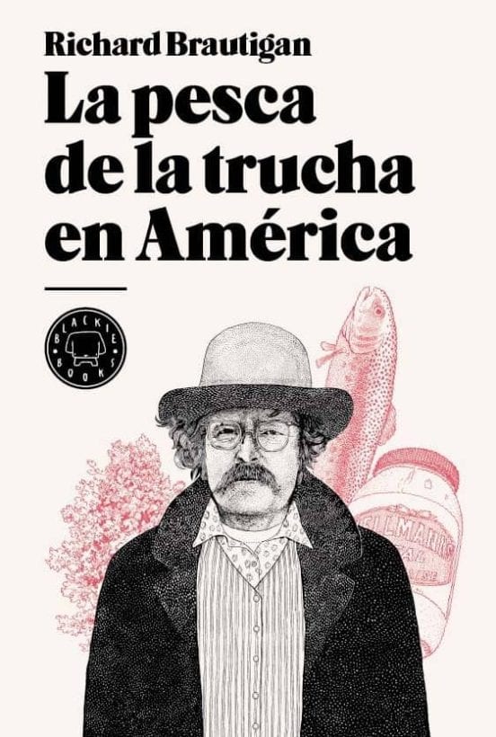 Coberta de La pesca de la trucha en América, de Richard Brautigan