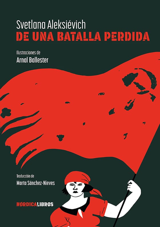 Coberta de De una batalla perdida, de Svetlana Aleksiévich