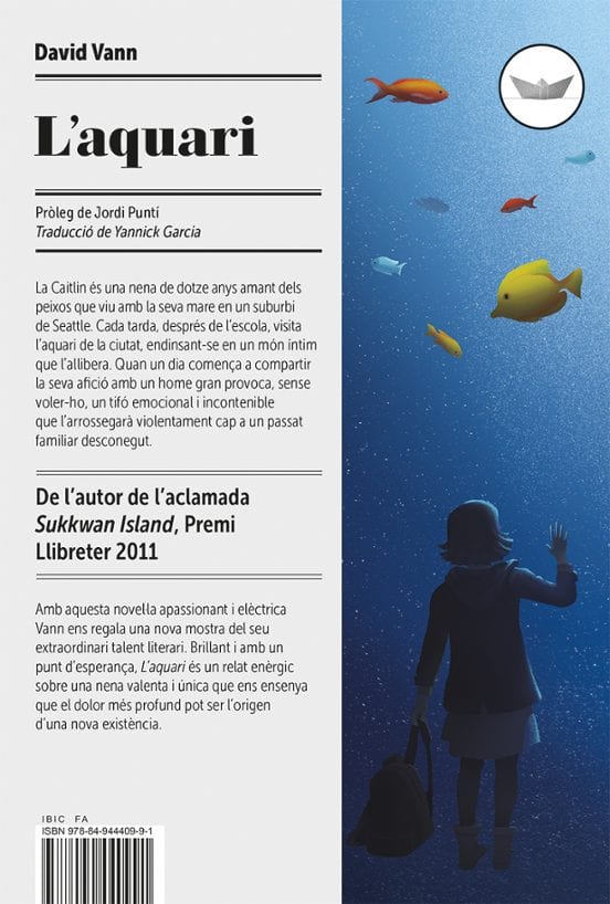 Coberta de L'aquari, de David Vann