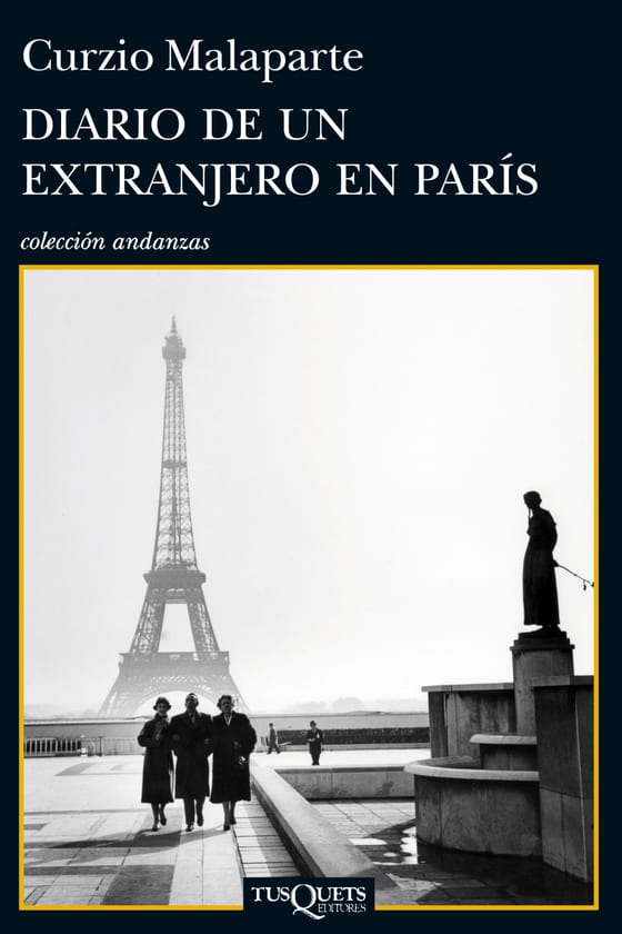 Portada de Diario de un extranjero en París, de Curzio Malaparte