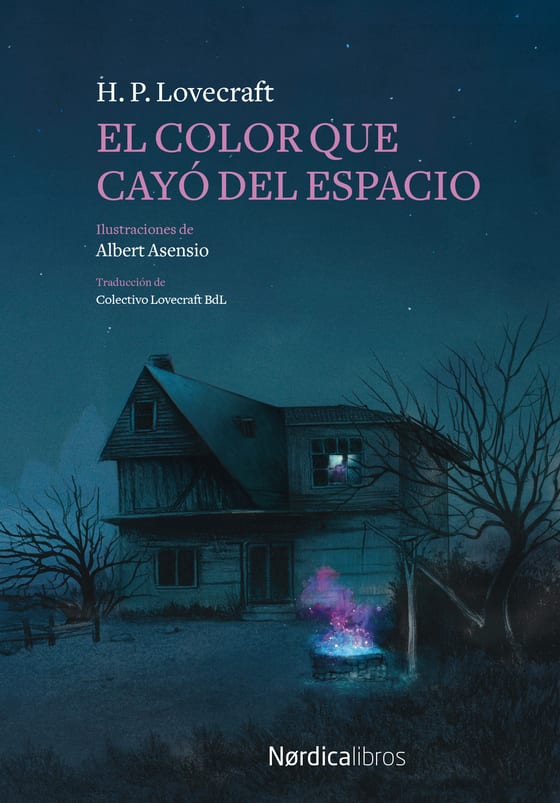 Coberta de El color que cayó del espacio, de H. P. Lovecraft