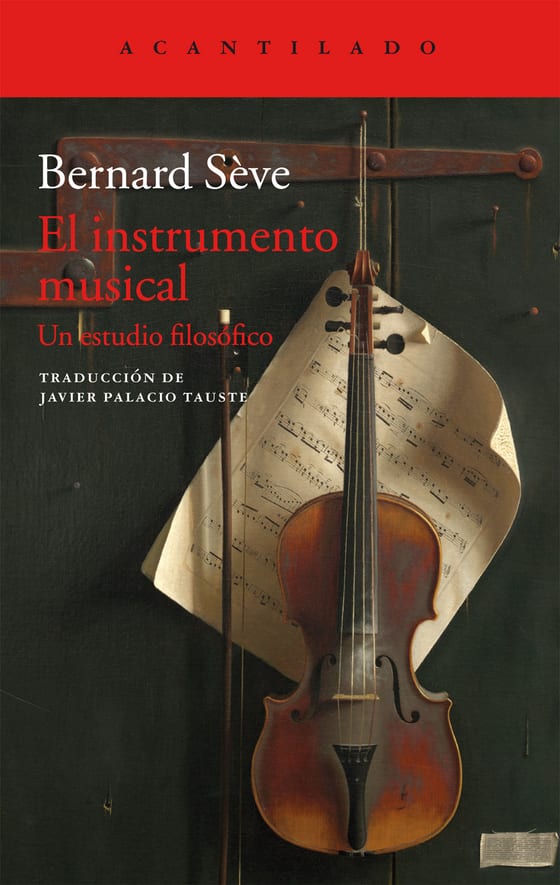 Coberta de El instrumento musical, de Bernard Sève