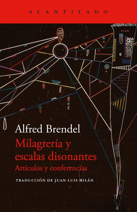 Coberta de Milagrería y escalas disonantes, de Alfred Brendel