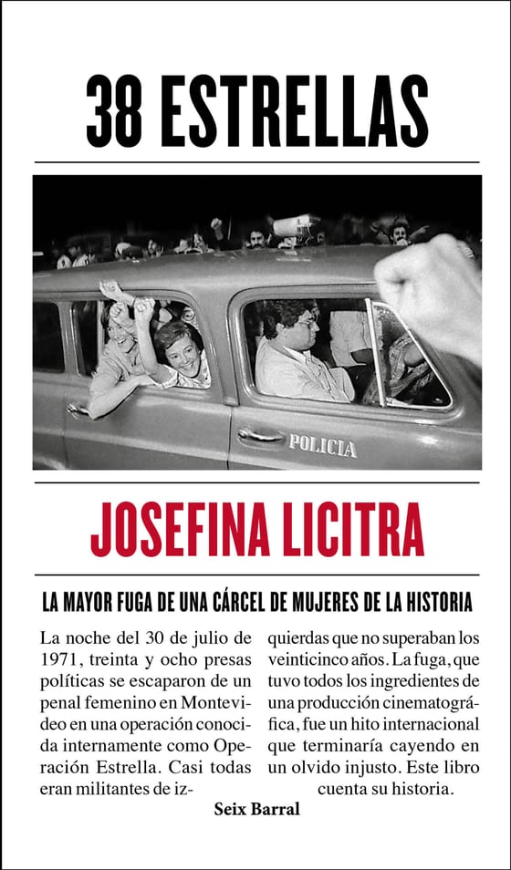 Portada de 38 estrellas, de Josefina Licitra