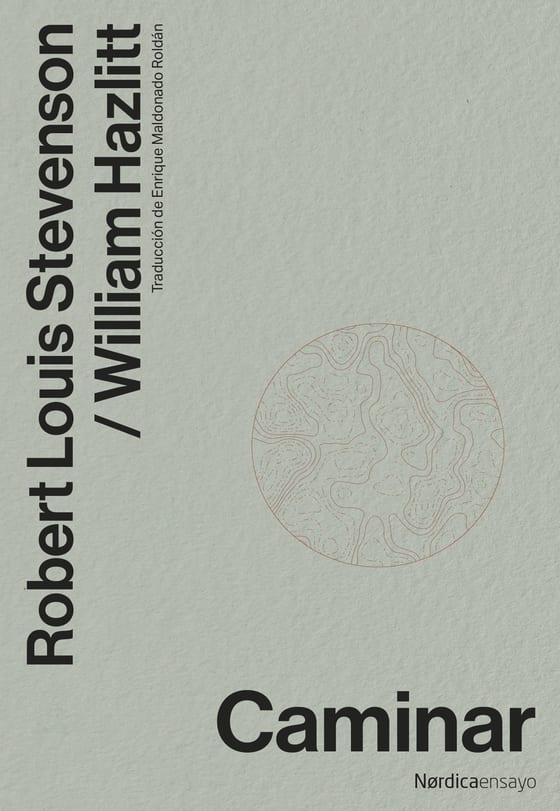 Coberta de Caminar, de William Hazlitt y Robert Louis Stevenson